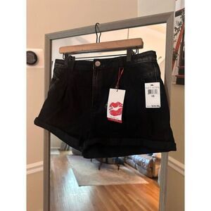 Hot Kiss Size 15‎ Denim Cuffed Shorts NWT